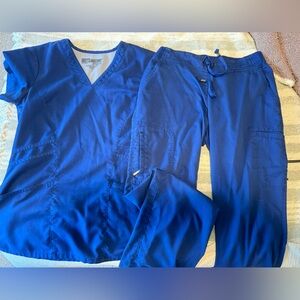 Royal Blue Grey’s Anatomy Women’s Scrub Set